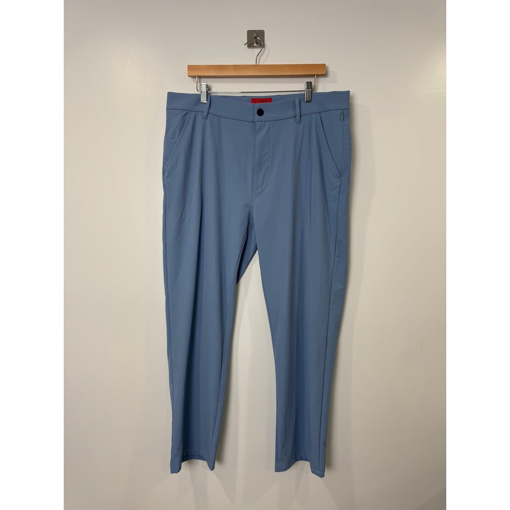 Halsey Sport Men Blue Performance Golf Pants Water Resistant Stretch 36